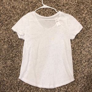 NWT Loft Outlet speckled T-shirt